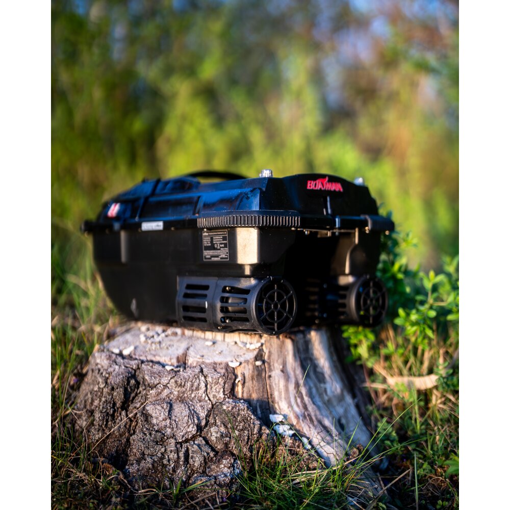 Boatman Vulcan PRO schwarz mit GPS + Echolot